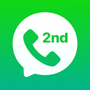 2nd Line: Second Phone Number for Texts & Calls-SocialPeta