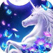 Graceful Unicorn Live Wallpaper-SocialPeta
