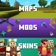 Skins, Mods, Maps for Minecraft PE-SocialPeta