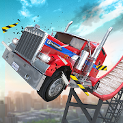 Stunt Truck Jumping-SocialPeta