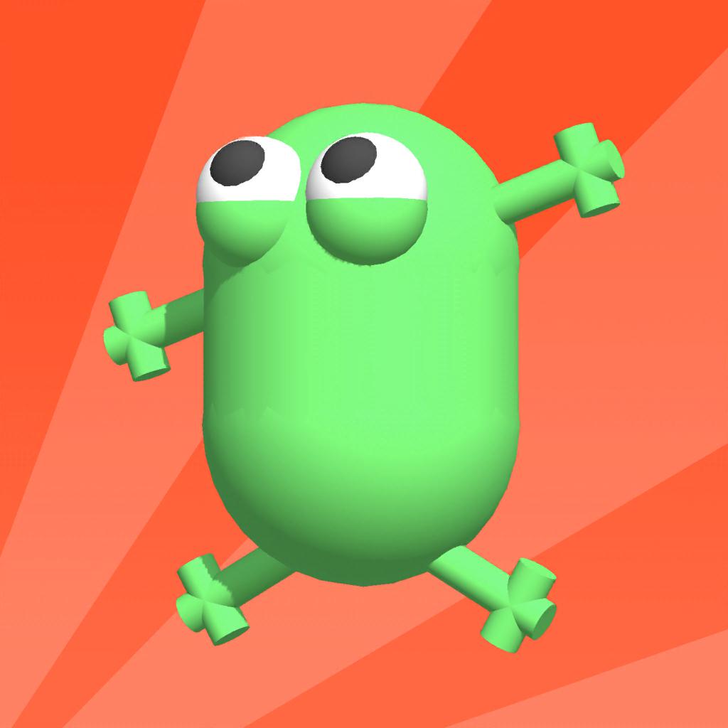 Stretchy Frog-SocialPeta