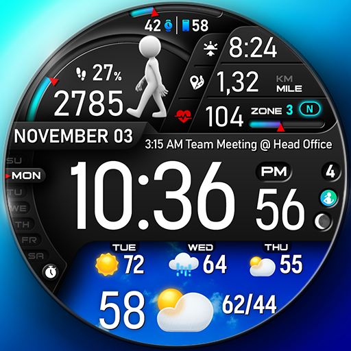 PER23 Digital Watch Face advertising creative