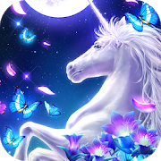 Graceful Unicorn Live Wallpaper-SocialPeta