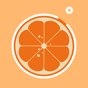 A delicious Orange Pixel T-SocialPeta