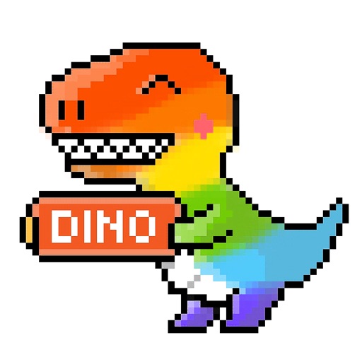 Dino Fun - Pixel Coloring Book-SocialPeta