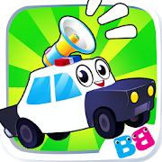 Toddler car games - car Sounds Puzzle and Coloring-SocialPeta