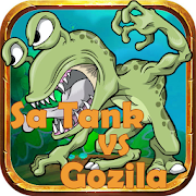 Sa Tank vs Gozila-SocialPeta