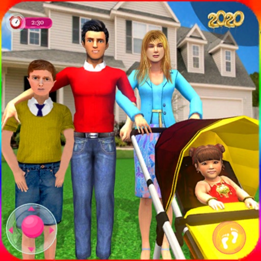 Virtual Family - The Hero Dad-SocialPeta