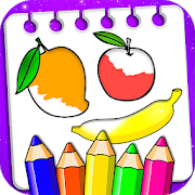 Fruits Coloring Book & Drawing Book-SocialPeta