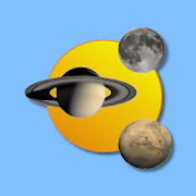 Sun, moon and planets-SocialPeta