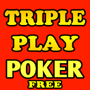 Triple Play Poker - Free!-SocialPeta